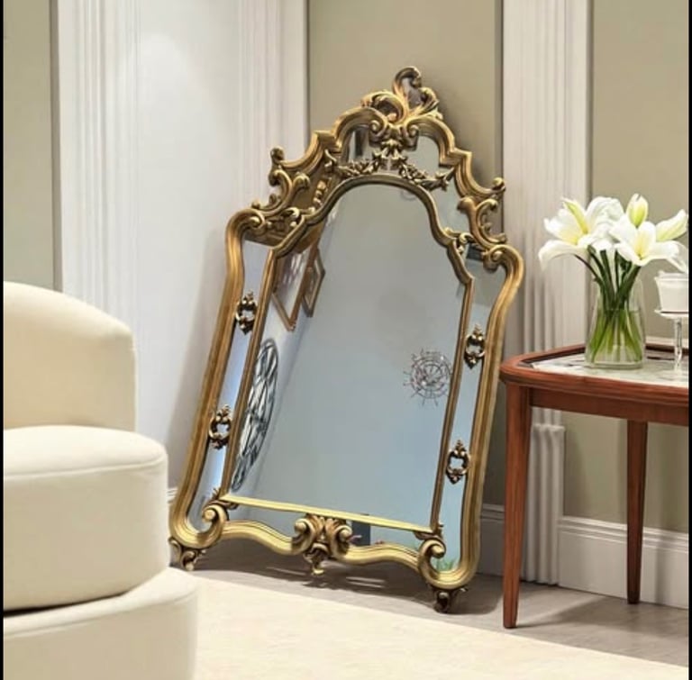 image for Gorgeous very large  roccoco style ornate mirror