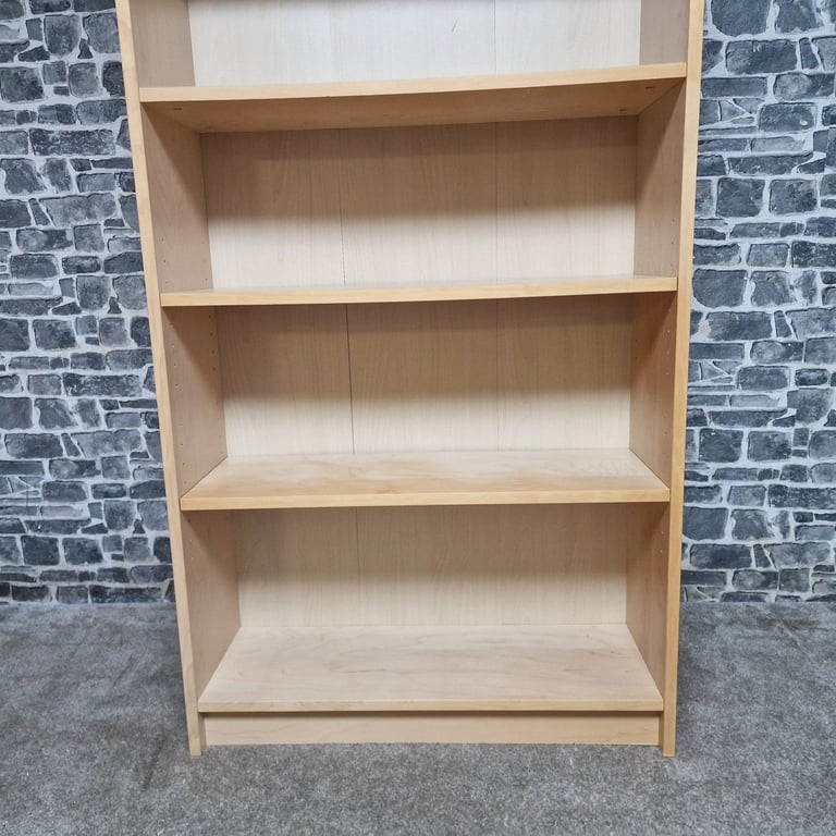 Pair of Tall Wooden Bookcases