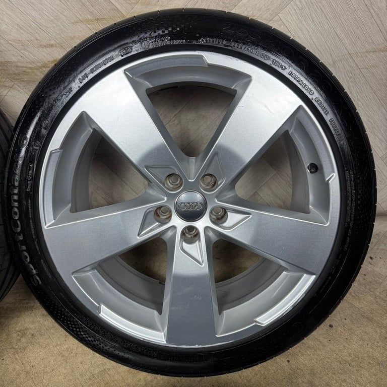 20'' GENUINE AUDI S6 A6 S LINE BLACK EDITION C8 ALLOYS WHEELS TYRES 4K0601025K