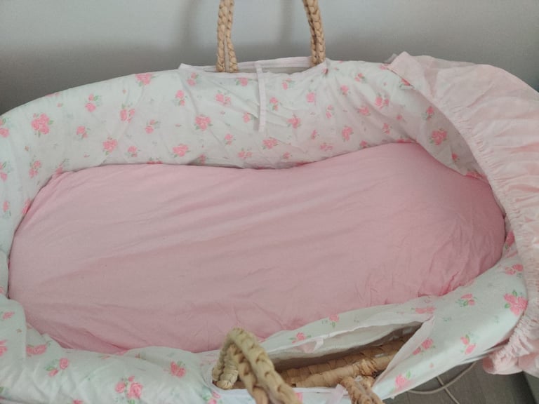 image for Moses basket with stand 