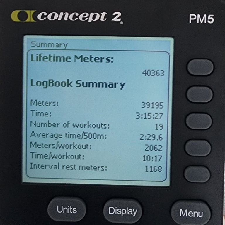 Concept 2 model D PM5 rowing machine rower concept2 