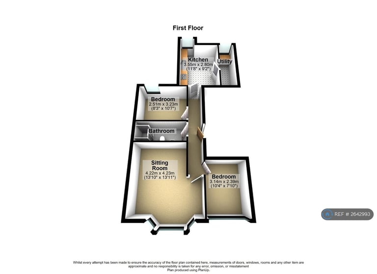 2 bedroom flat in Bath Road, Buxton, SK17 (2 bed) (#2642993)