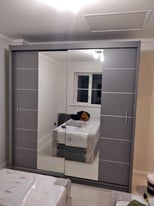 Luxe 3 Door sliding wardrobe with Full mirror Free delivery