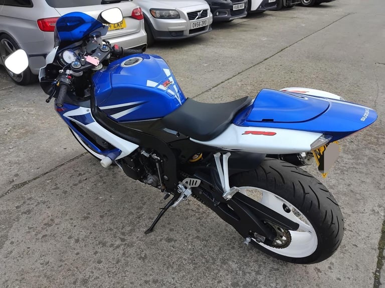 2007 07 SUZUKI GSXR 750 K7 GSXR750 CLEAN BLUE SPORT BIKE SUPER SPORT NEW MOT 