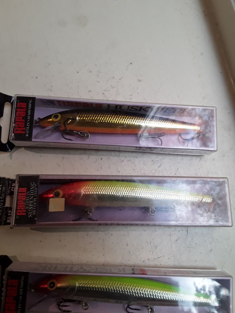 A Selection Of Husky Jerk HJ12 Rapala Lures 