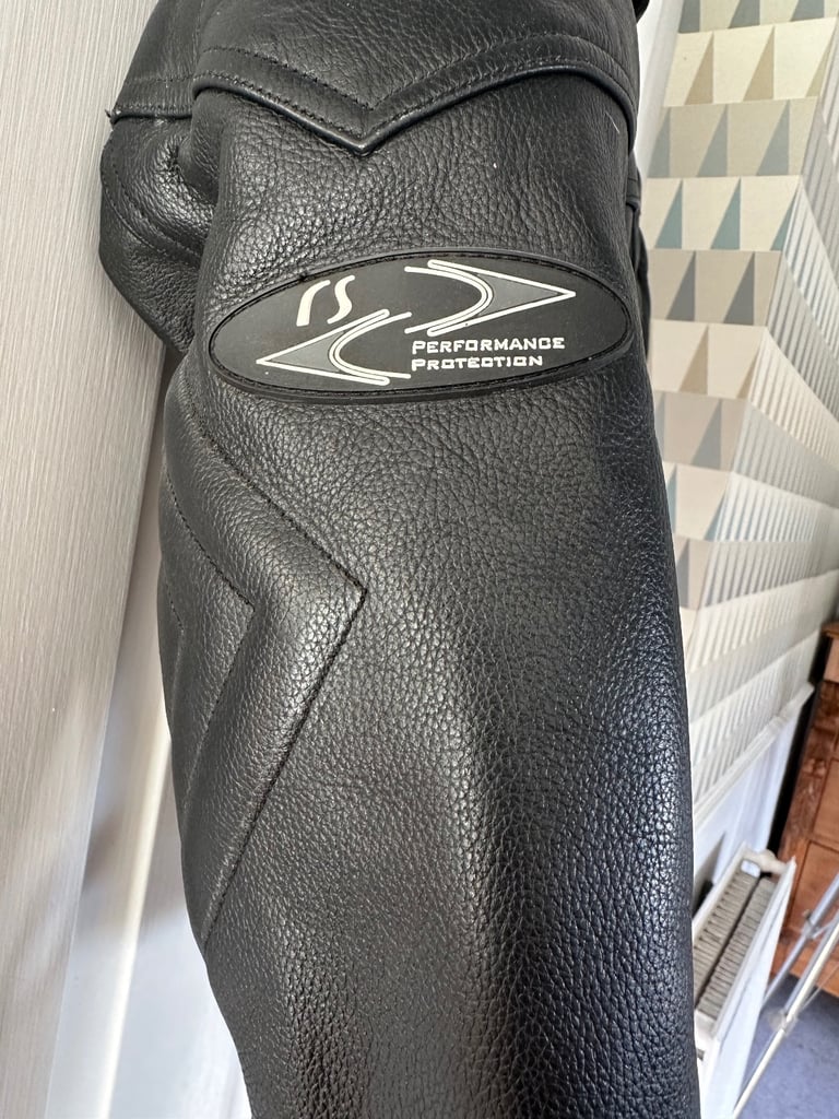 RS leather biker jacket