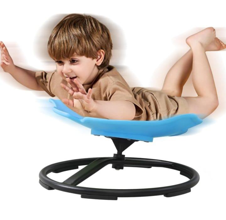 HoldOneLight Kids Sensory Swivel Chair for Autistic Kids (Blue)    