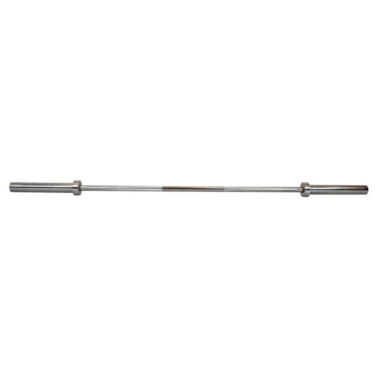image for Function Series 5 Foot Olympic Barbell with Spring Collars - Weights Gym Bar