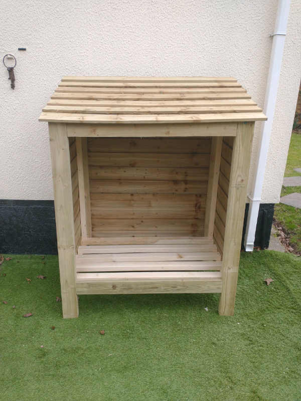 120cm Log store single bay