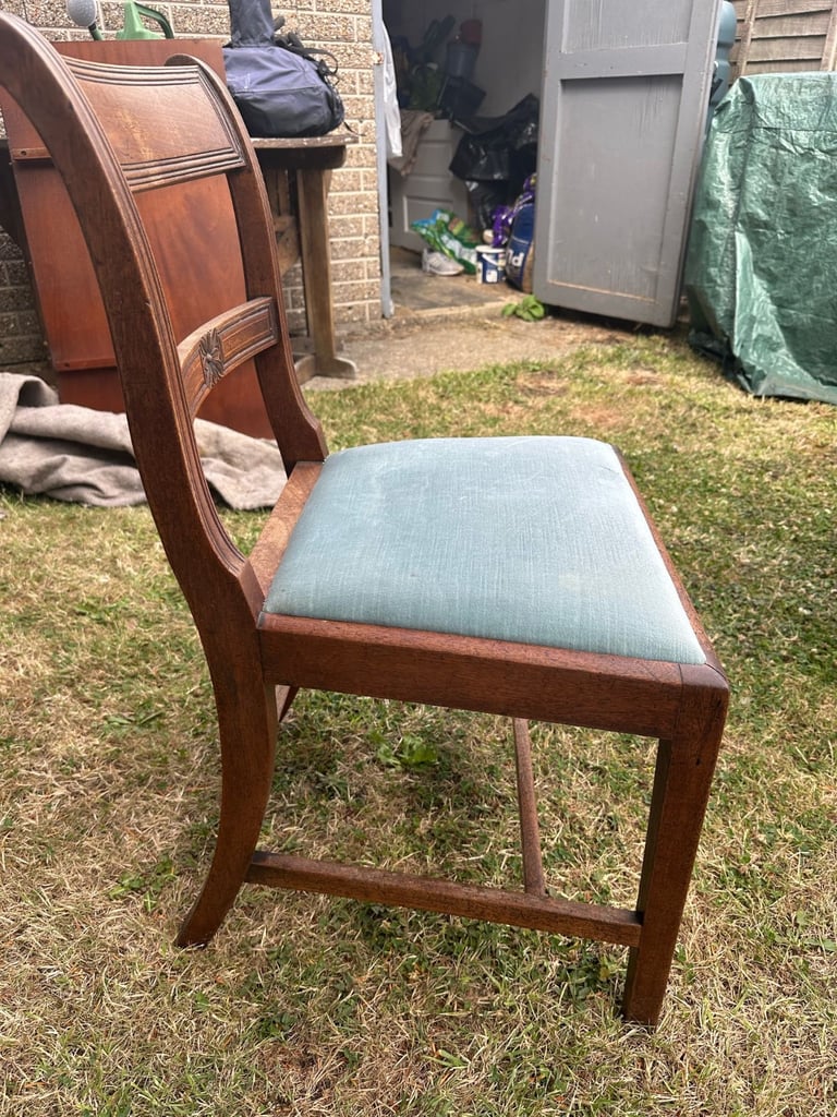 Antique Dining Table and Chairs 
