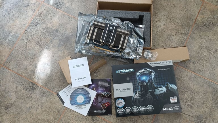 image for ATI Radeon R7 250 Silent Fan Less Passive Cooled Video Card