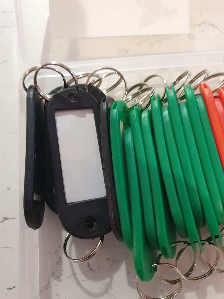 Pack of 40 Key Tag Labels