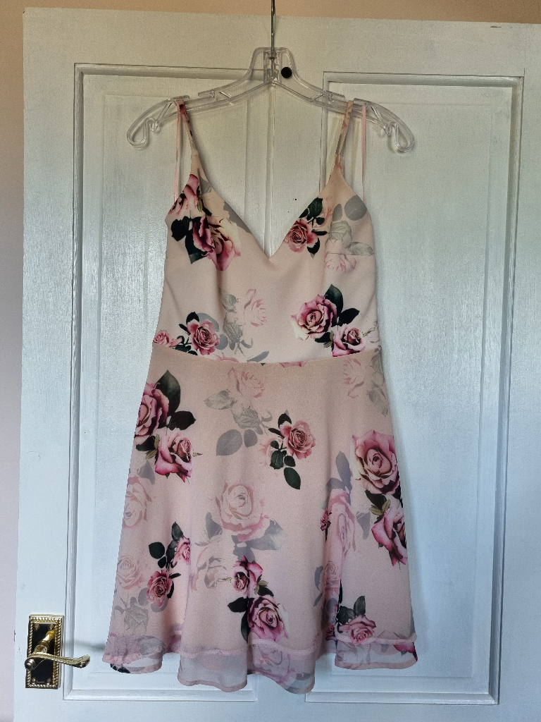 image for Lipsy ariana grande pink skater dress