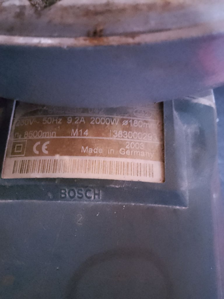 Bosch 7" Angle grinder - used