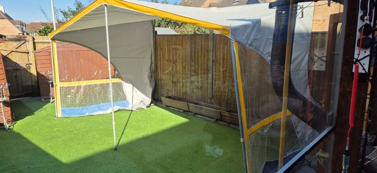 ISABELLA awning / sun shade canopy, size 10 for caravan.