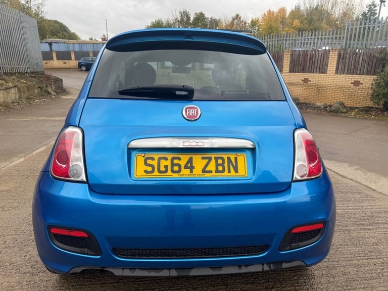 2014 64 FIAT 500 1.2 S 3 DOOR*12 MONTHS MOT*LOW ROAD TAX*2 OWNERS*HALF LEATHER