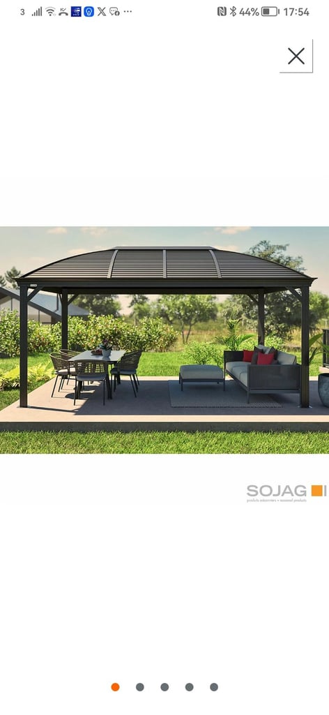 Sojag moreno 10x16 gazebo 