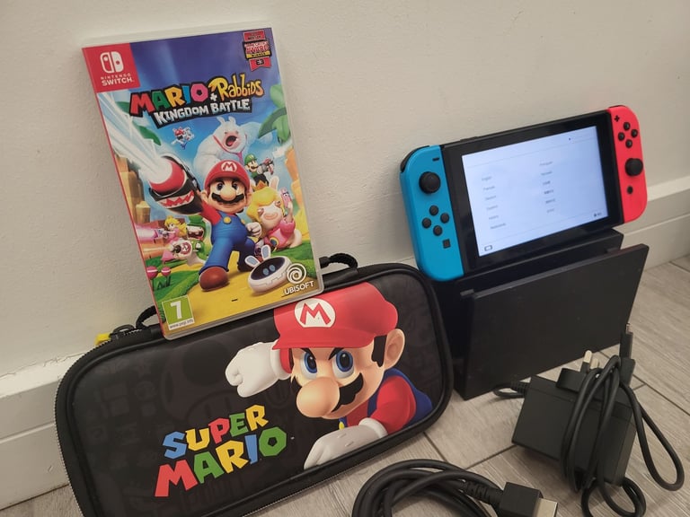 image for Nintendo switch with mario bundle 