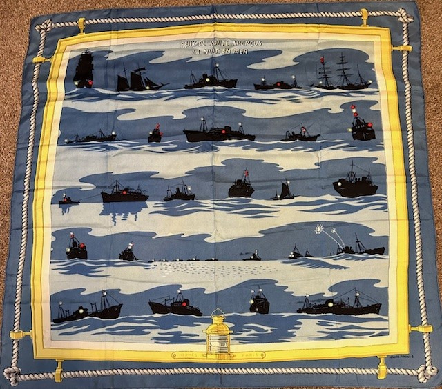 Genuine Hermes Silk Scarf