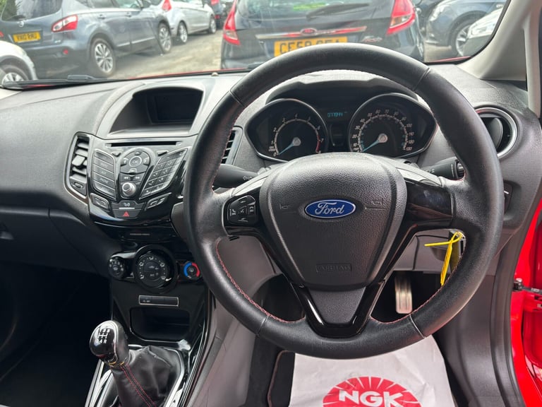 2016 Ford Fiesta 1.0 EcoBoost 140 Zetec S Red 3dr HATCHBACK Petrol Manual