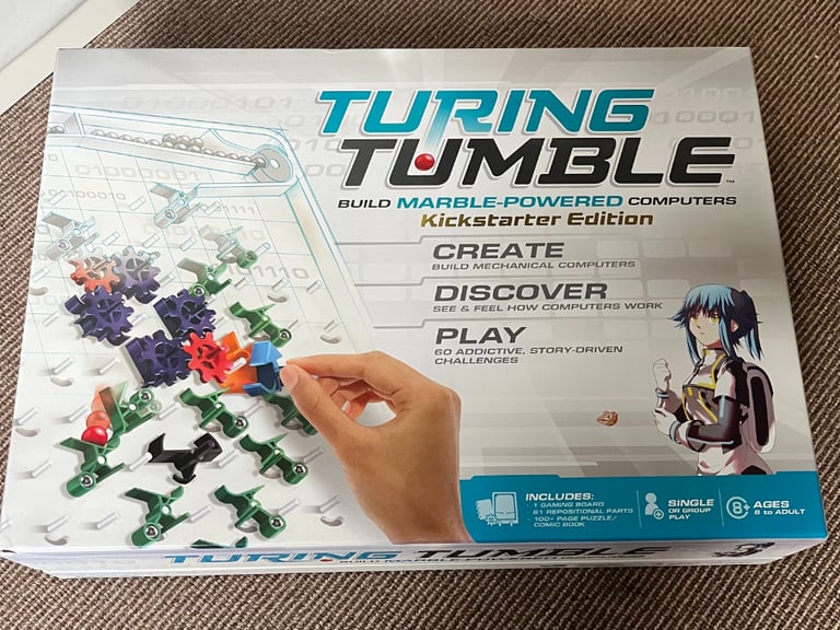 Turing Tumble coding puzzle game with marbles