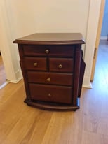 Bedside table mahogany can deliver 