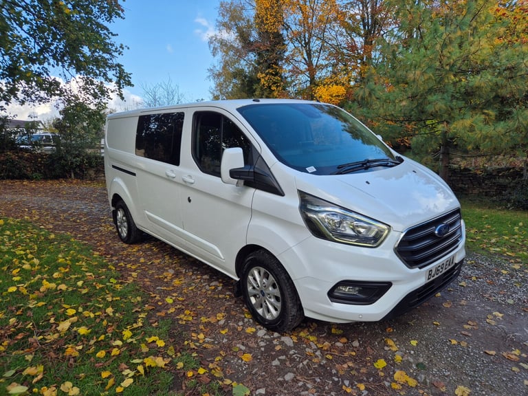 2019 Ford Transit Custom 2.0 EcoBlue 130ps Low Roof D/Cab CREW VAN Limited Van PANEL VAN Diesel M...