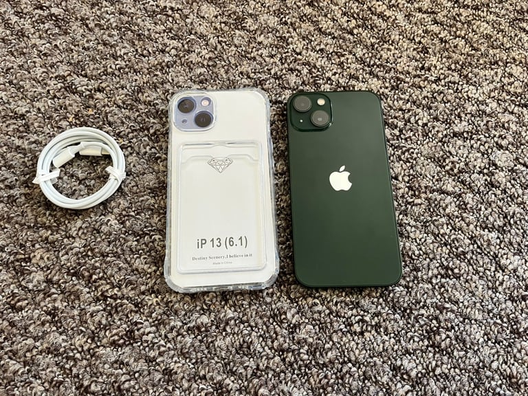 iphone 13 128 gb green Battery health 90% , fully working excellent condition