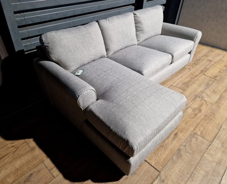 Unused Fabric Corner Sofa - Grey. RRP: £900