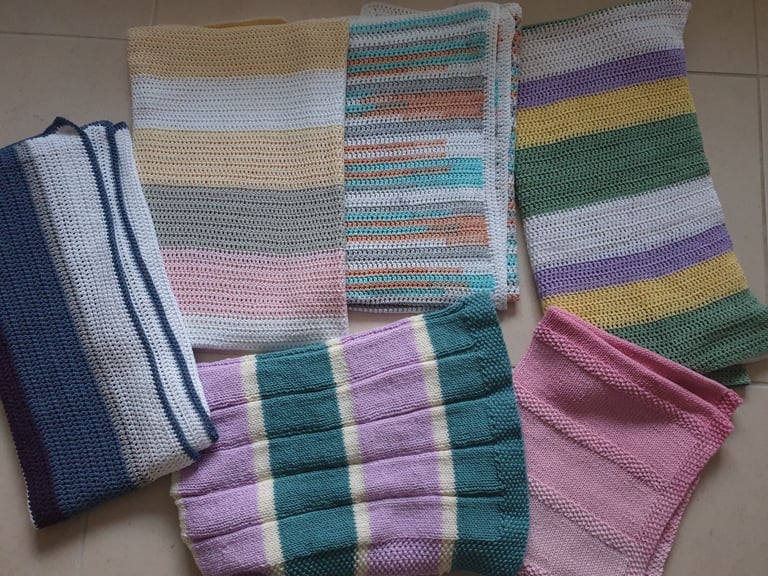 Hand made baby blankets.
