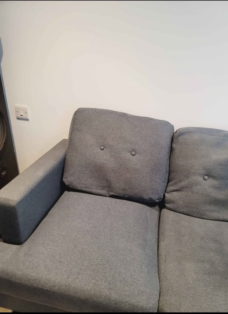 image for Gray Fabric 3 set sofa 
