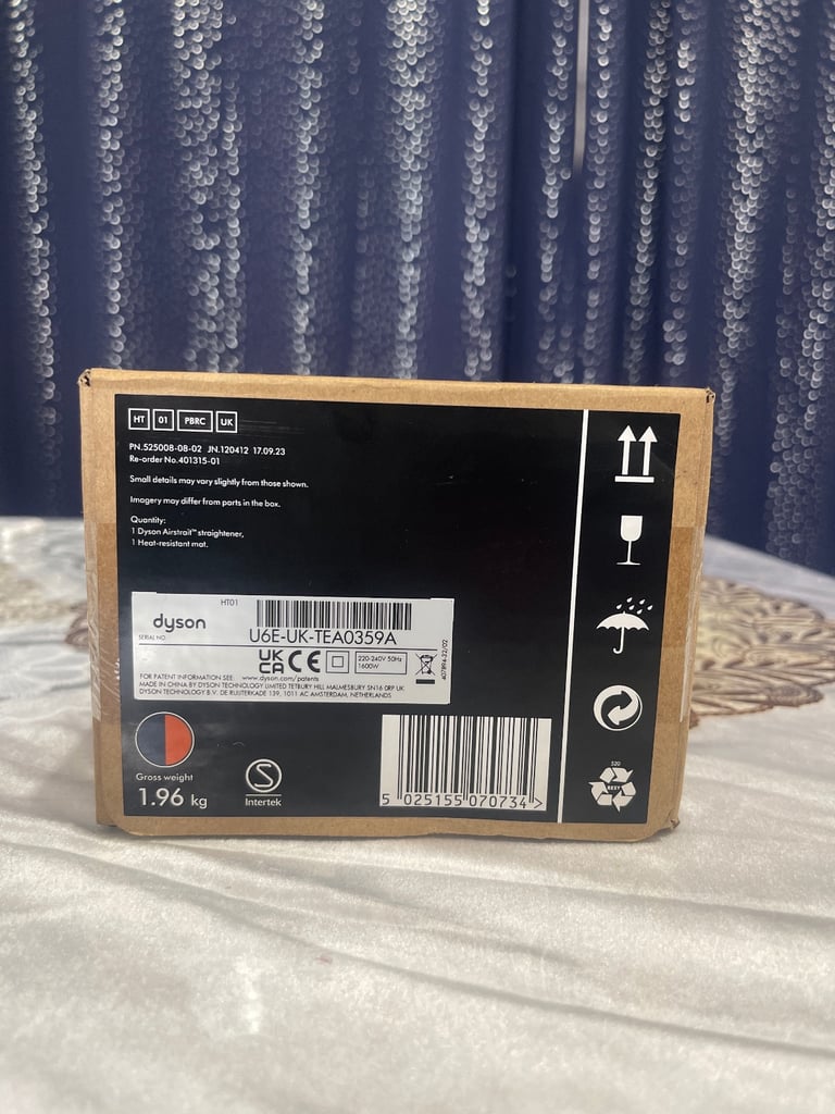 image for Dyson Airstrait™ straightener (Prussian blue/Rich copper)