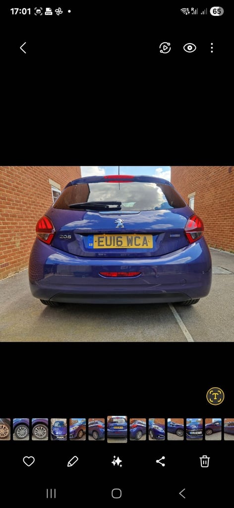 Peugeot, 208, Hatchback, 2016, Manual, 1199 (cc), 5 doors