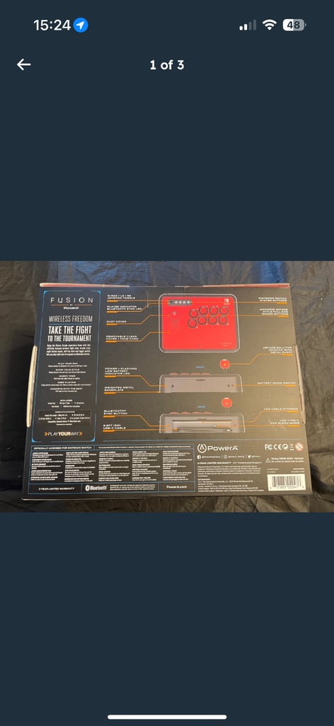 FUSION WIRELESS ARCADE STICK