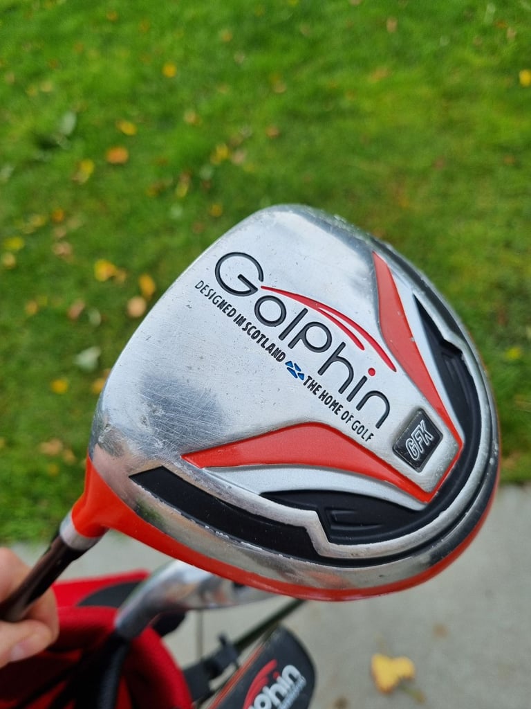 Golphin Junior 5 Piece Golf Set Red 910 Left Handed 