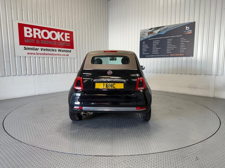 2018 Fiat 500C 1.2 Lounge Euro 6 (s/s) 2dr CONVERTIBLE Petrol Manual