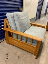 Oak Futon company single armchair sofa bed