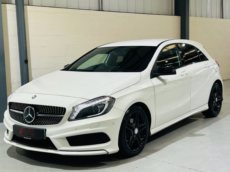 2015 65 MERCEDES-BENZ A-CLASS A200 CDI AMG NIGHT EDITION HATCH DIESEL WHITE 2015