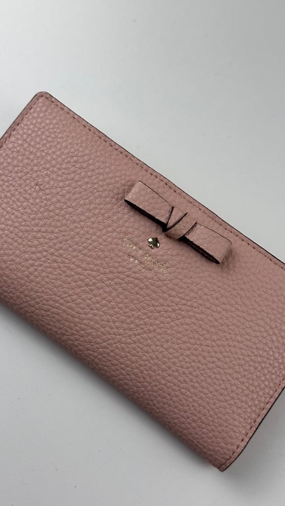 Kate spade pink leather wallet 