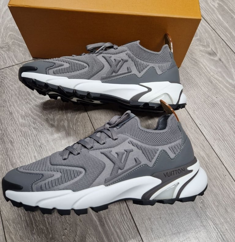 image for Louis Vuitton runners sneakers trainers black grey blue