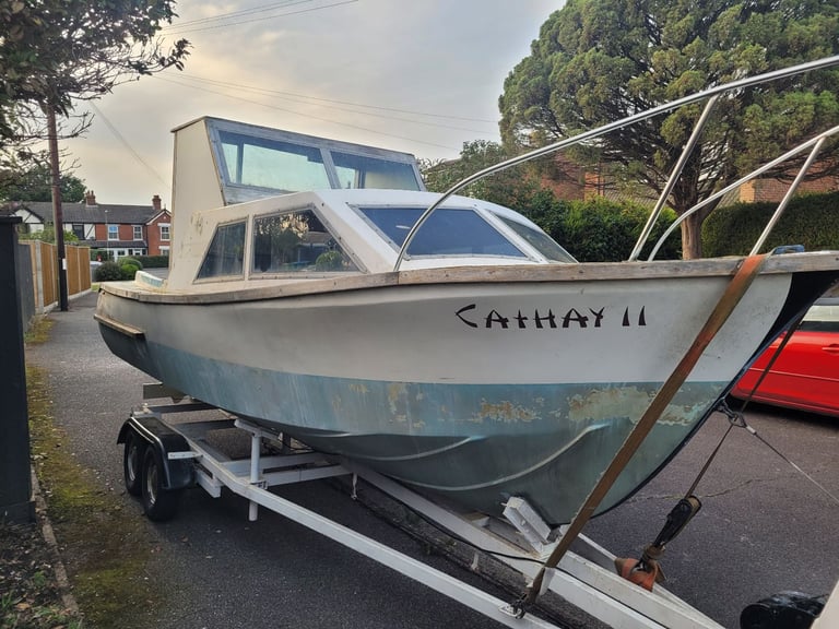 FREE 19ft cabin boat project- boat only.