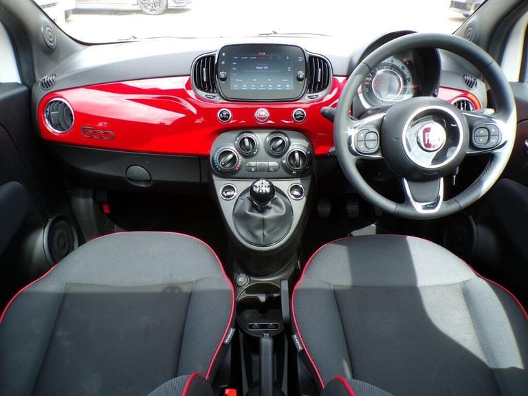 2022 Fiat 500 1.0 70hp Mild Hybrid (red) HATCHBACK Petrol Manual