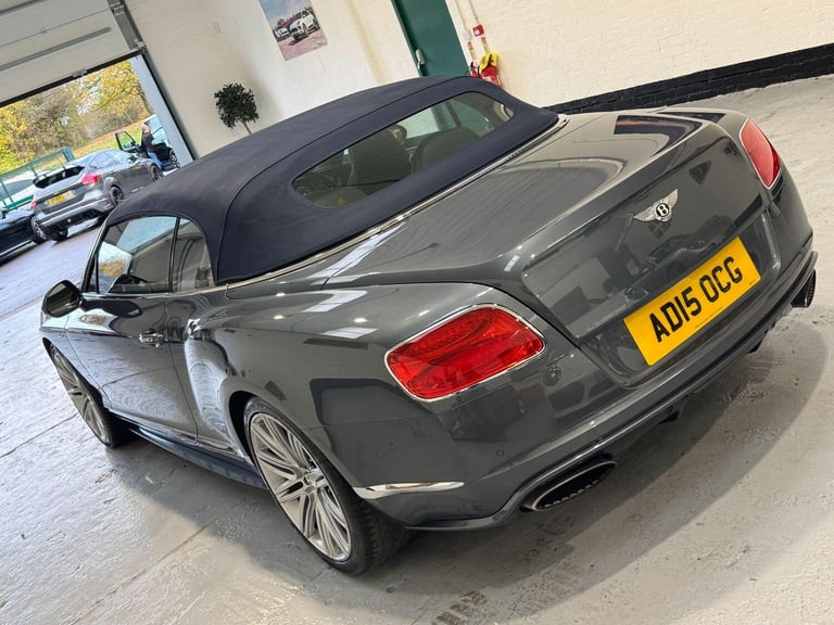 2015 Bentley Continental 6.0 W12 Speed 2dr Auto CONVERTIBLE PETROL Automatic