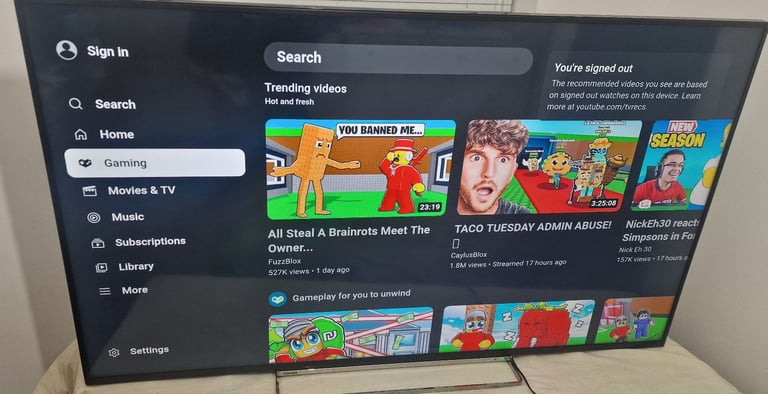 Toshiba 65" 4k smart tv _ can deliver