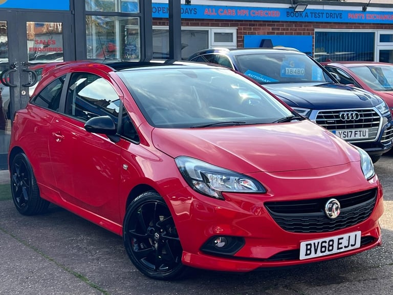 image for 2018 Vauxhall Corsa 1.4i ecoTEC SRi VX Line Nav Black Hatchback 3dr Petrol Manual Euro 6 (90 ps H...
