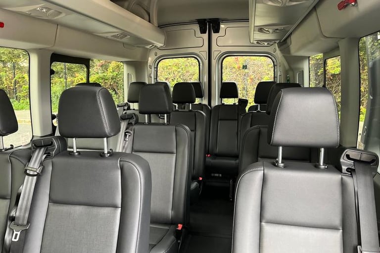 2025 Ford Transit 460 Trend L4 H3 ELWB High Roof 18 Seat Minibus RWD 2.0 EcoBlue 130ps, MANUA Min...