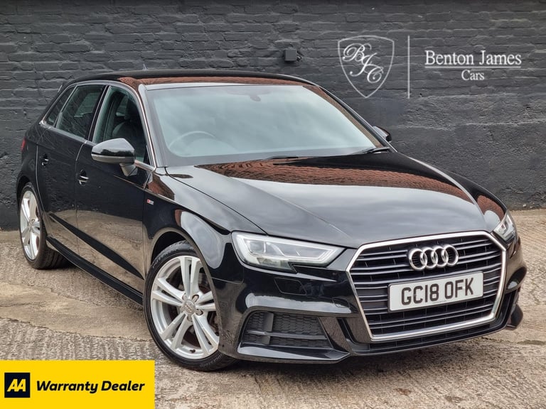 image for 2018 Audi A3 2.0 TFSI S line Sportback Euro 6 (s/s) 5dr HATCHBACK Petrol Manual