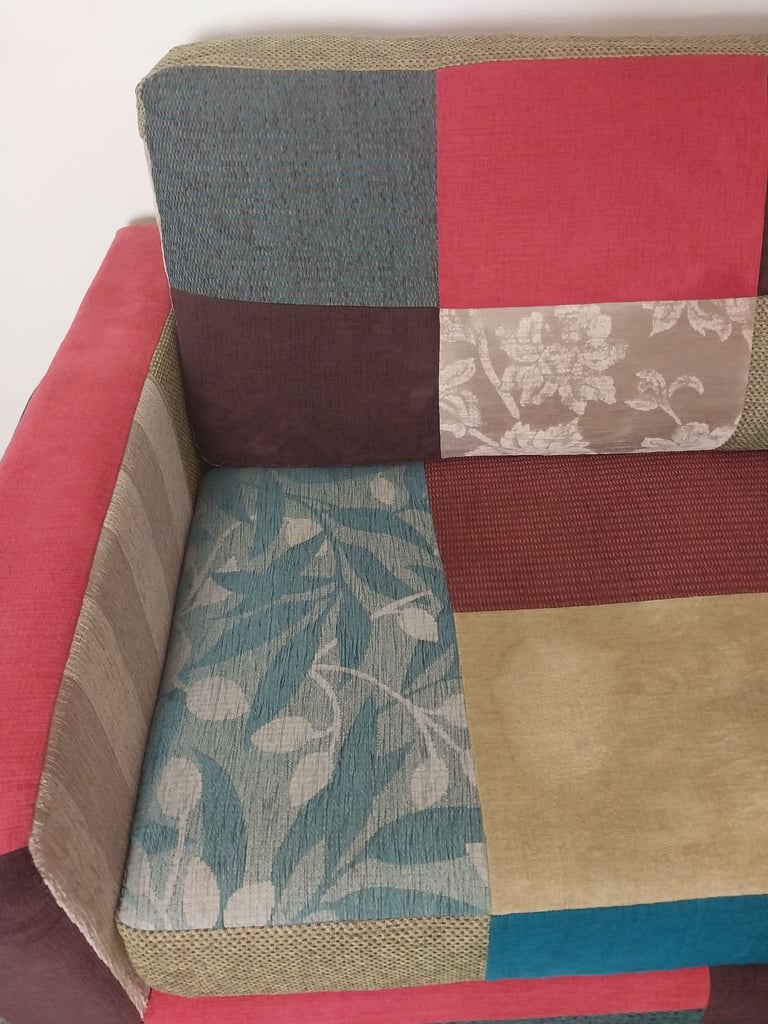 2Seater Sofa Pretty Patchwork Style RM9
