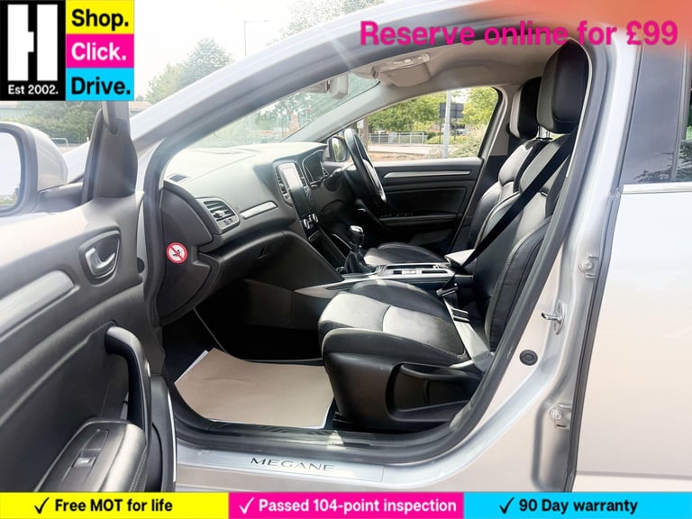 2016 Renault Megane 1.6 dCi Signature Nav Euro 6 (s/s) 5dr HATCHBACK Diesel Manual