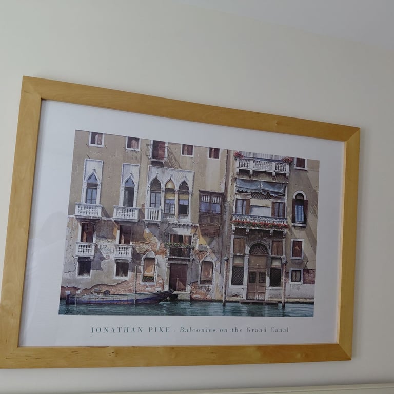 image for Picture - Jonathon Pike Balconies on the Grand Canal Venice